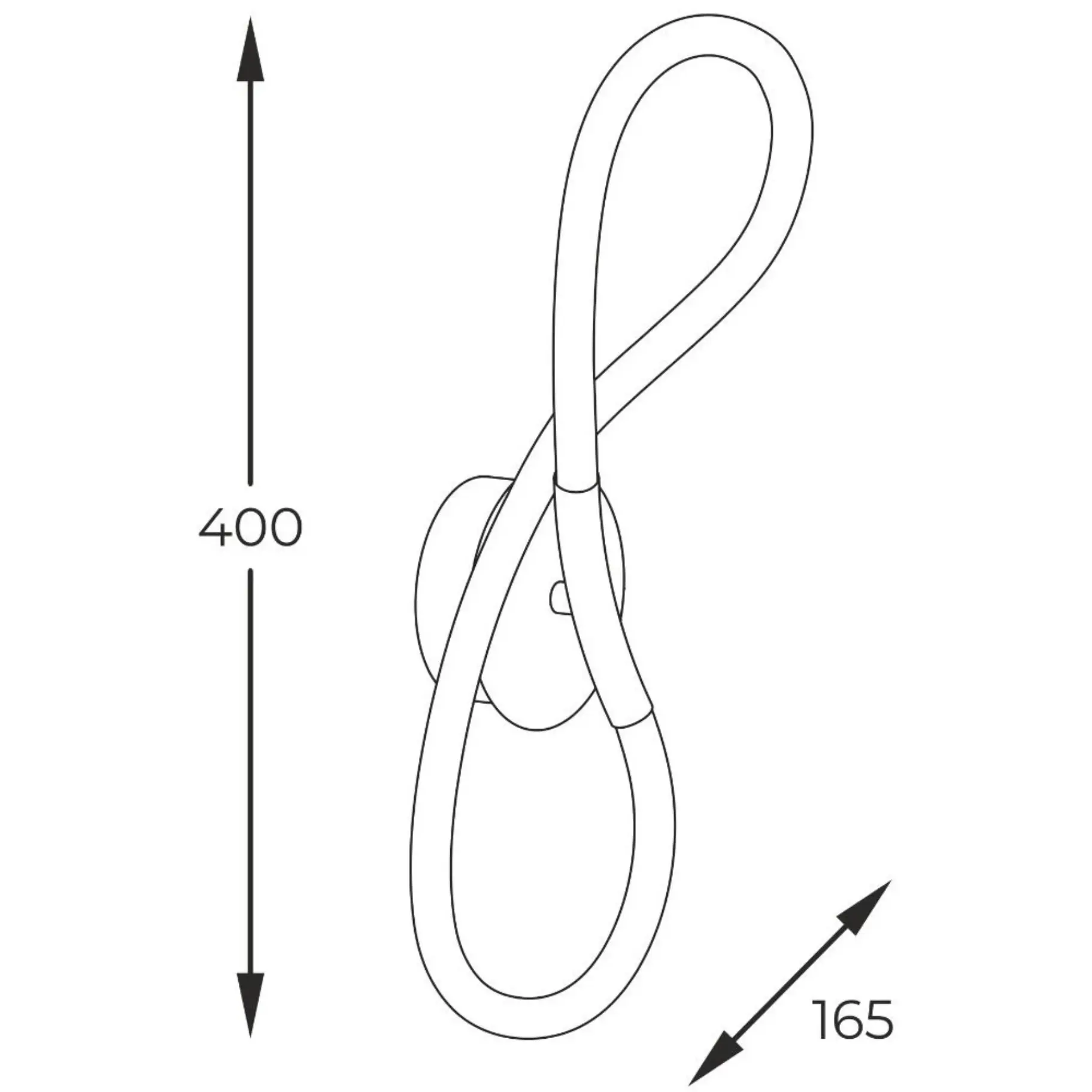 Бра Zuma Line 20006W-BK BALBO купити