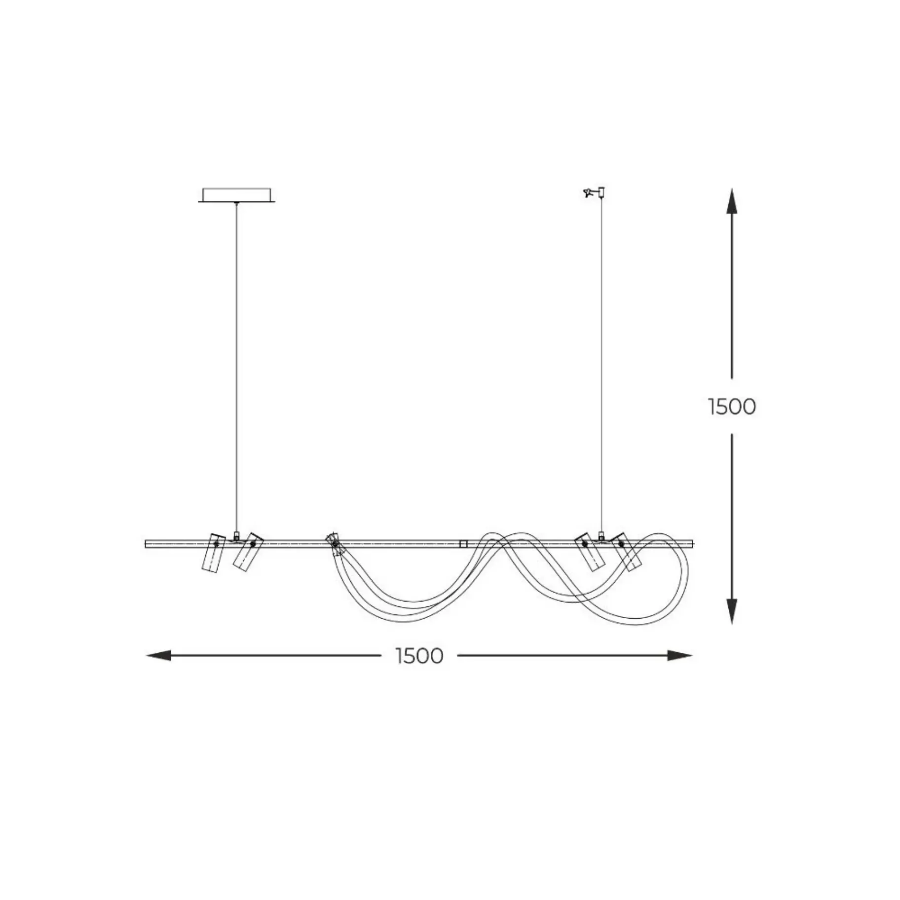 Підвісний світильник Zuma Line 2200277L Balbo (32147) купити