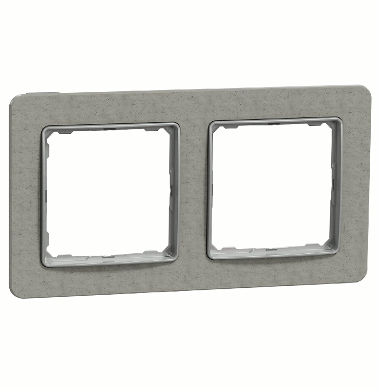Рамка 2-на Schneider Sedna Elements SDD390802 Бетон купити