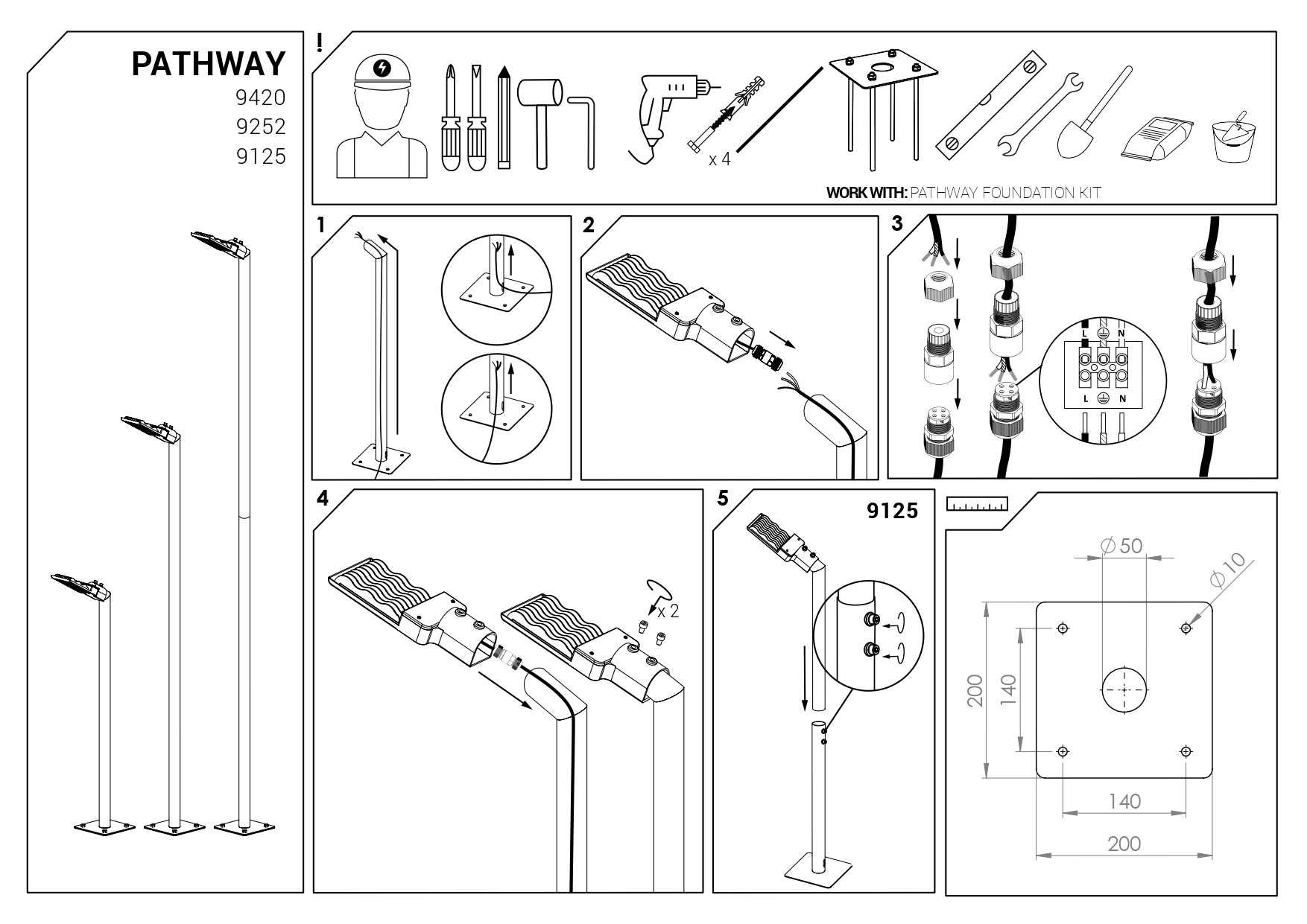 Вуличний світильник Nowodvorski 9125 Pathway LED купити
