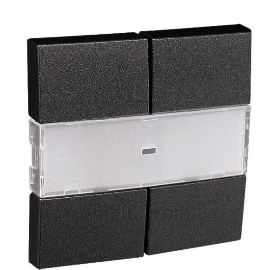 Клавіша вимикача 4-х полюсного LOGUS металік графітовий 90600 TIS купити