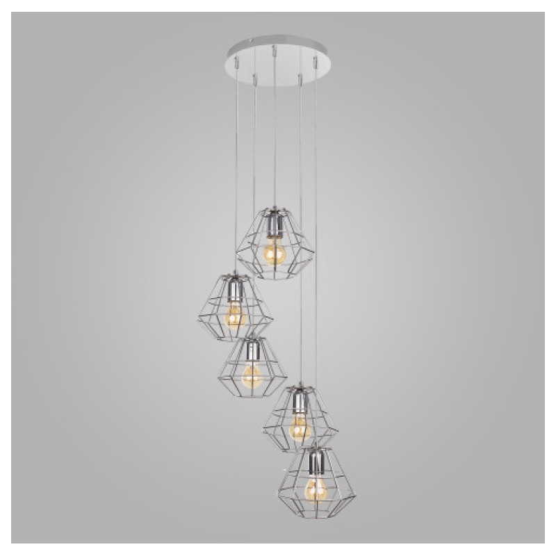 Подвесной светильник TK LIGHTING 4289 DIAMOND SILVER купити