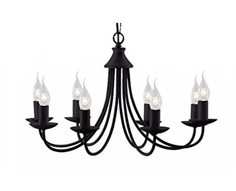 Люстра Searchlight 6301-8BK Tuscany купити