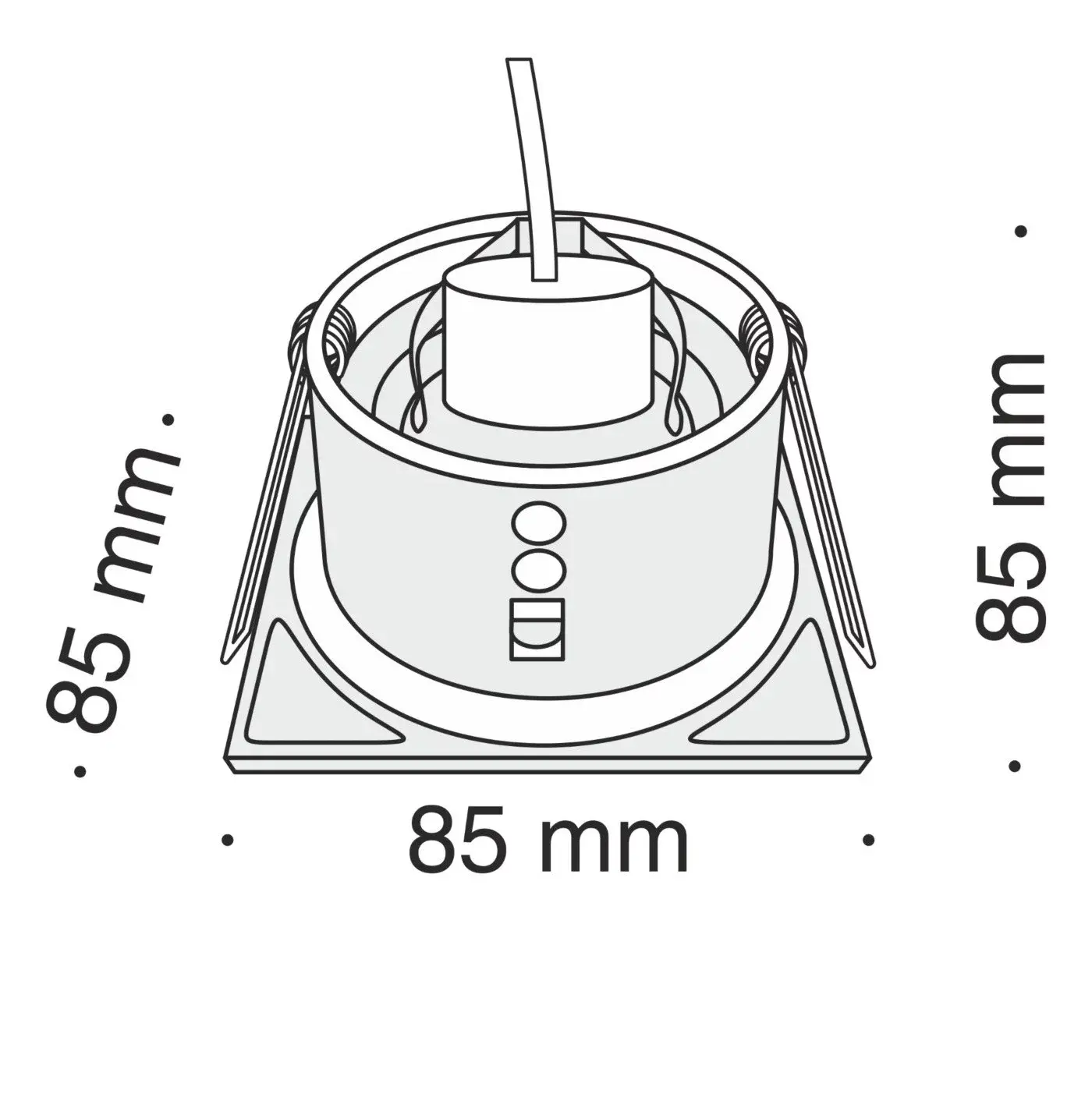 Точковий світильник Maytoni DL033-2-01W Zoom (25333) купити