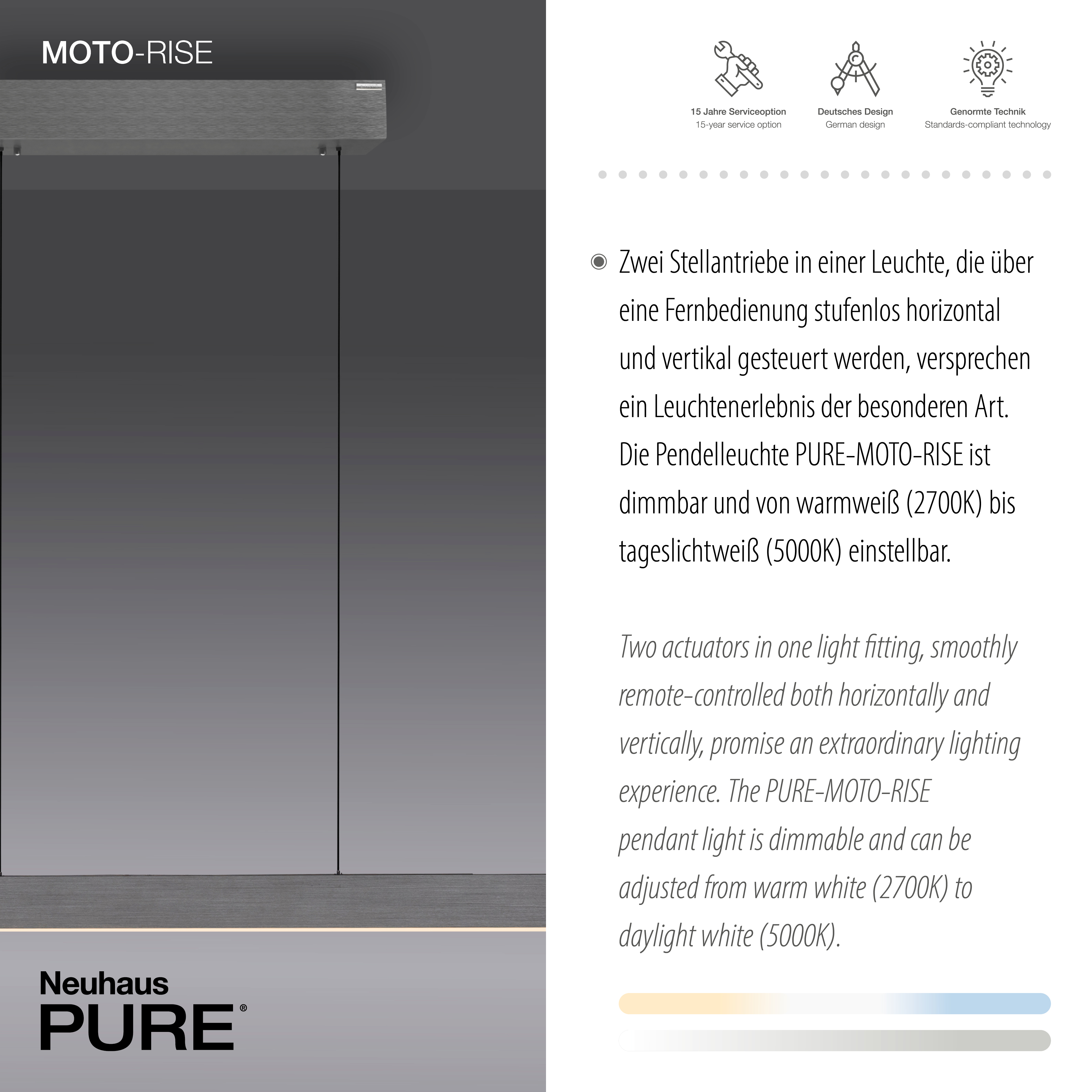 Підвісний світильник Zuma Line 2545-15 PURE-MOTO-RISE купити