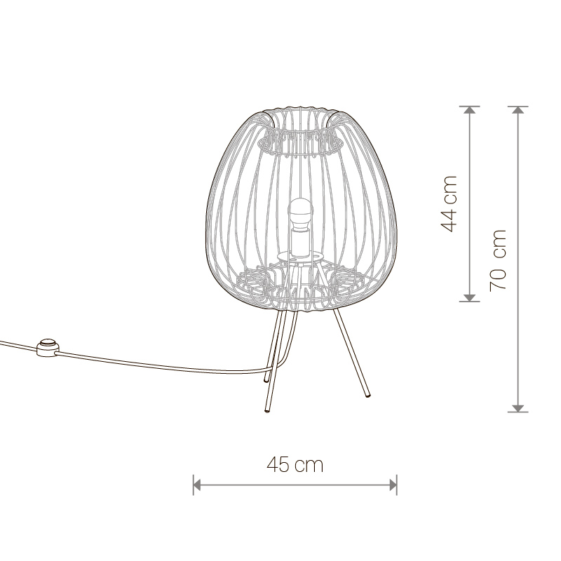 Настольная лампа Nowodvorski 8872 Muse M купити