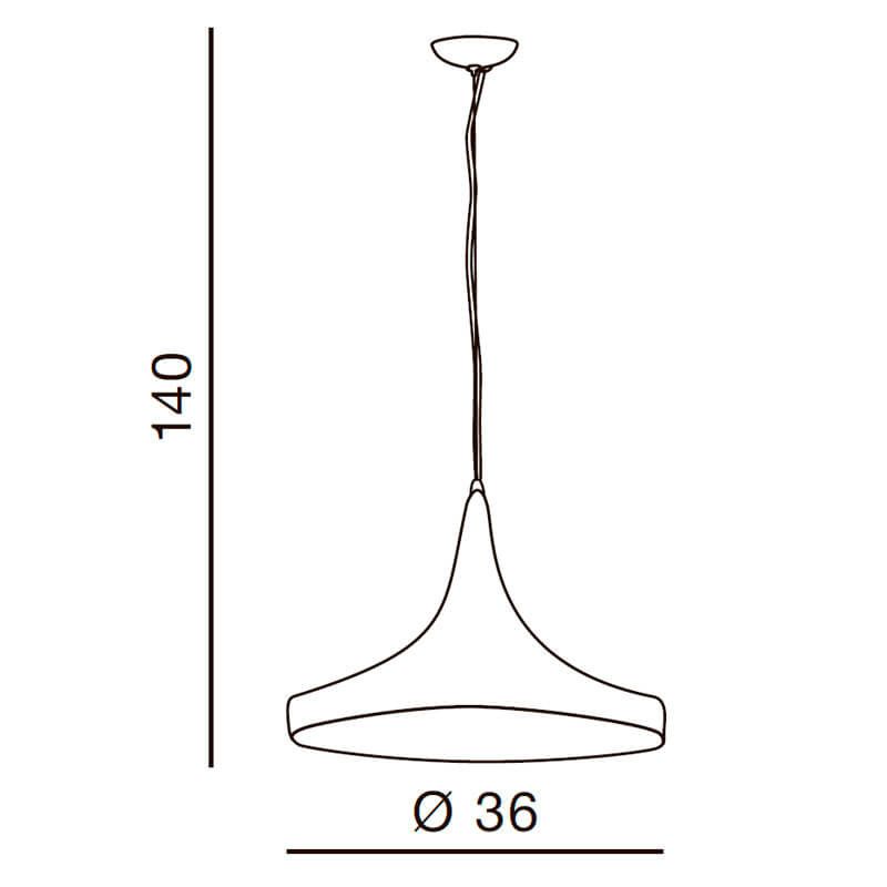 Подвесной светильник Azzardo AZ1342 Chink (15878) купити
