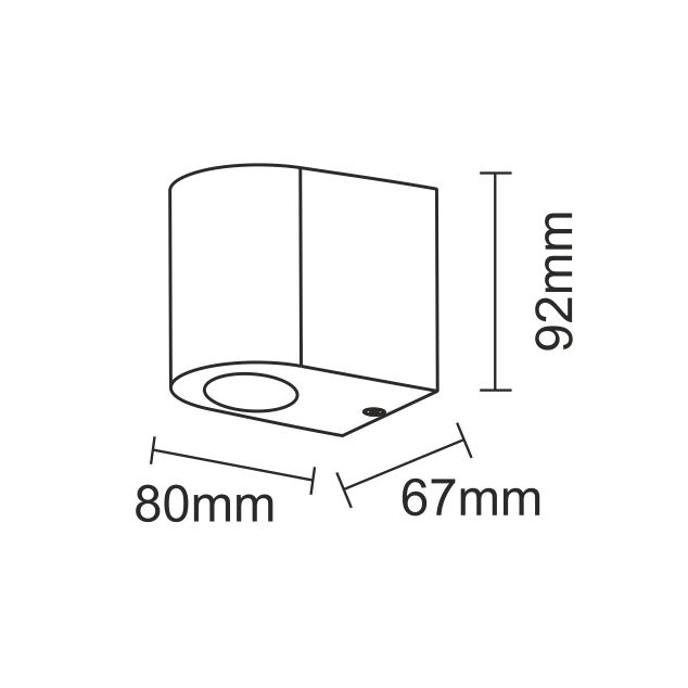Вуличний світильник Goldlux 313355 Boston GU10 10W IP44 купити