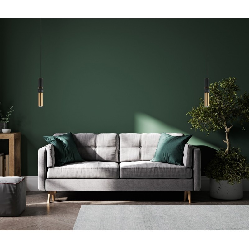 Підвісний світильник ITALUX PND-14290-1-BK-BRO Isidora купити