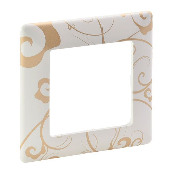 Рамка 1 пост, ампир белый, Valena LIFE (754101) купити