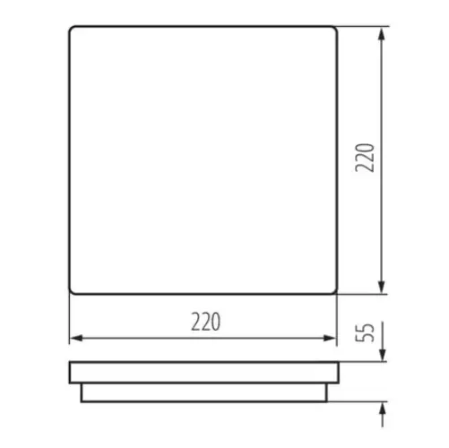 Потолочный светильник Kanlux 32949 Beno N 18W NW-L-SE GR, 18 Вт, 1400 лм, 4000К купити