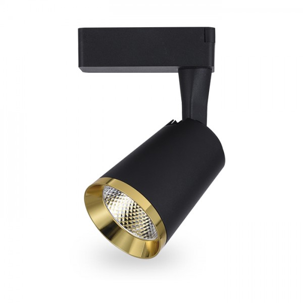 Трековий світильник Feron AL111 18W черный-золото купити