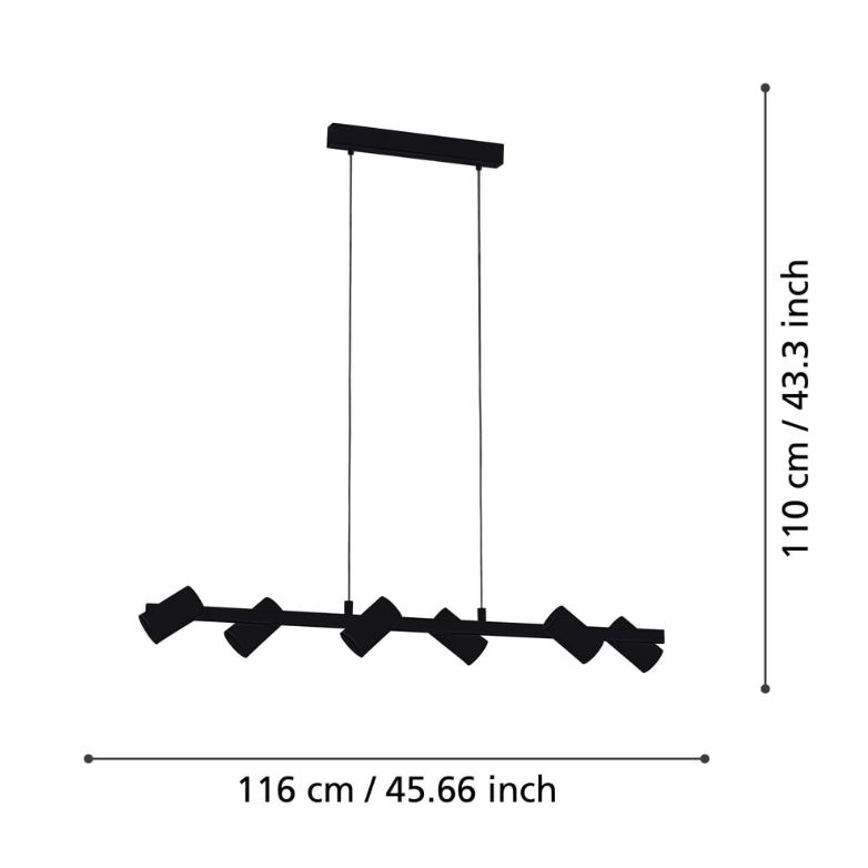 Підвісний світильник Eglo 99464 Gatuela (37337) купити