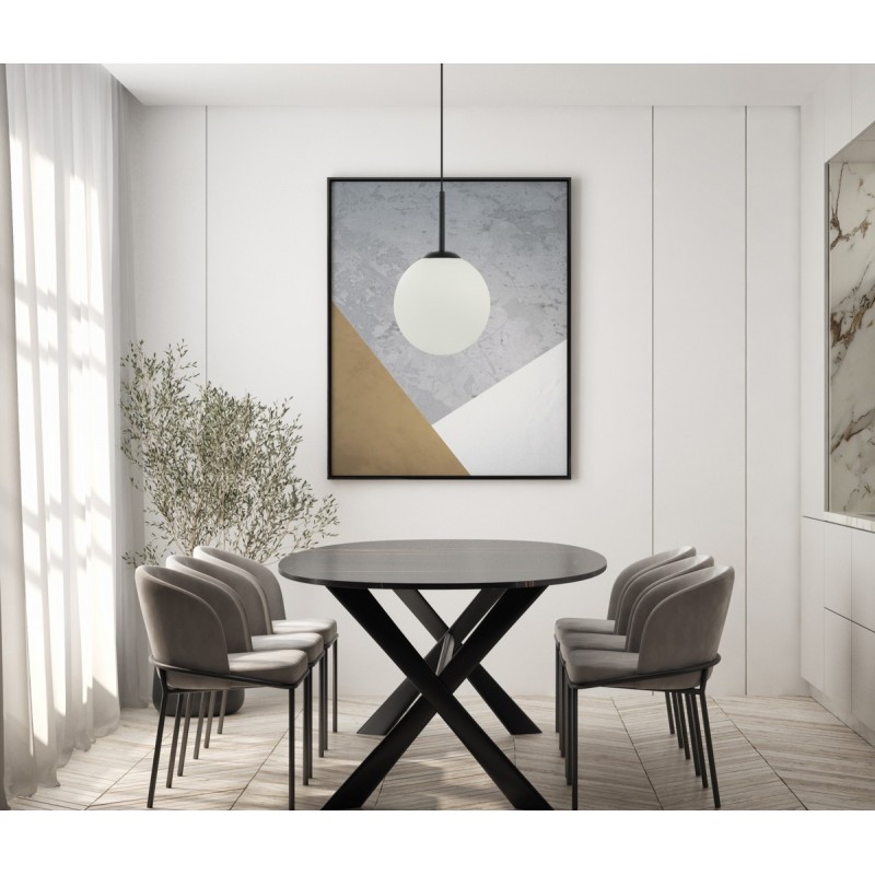 Підвісний світильник ITALUX PND-5578-1M-BK Deore купити