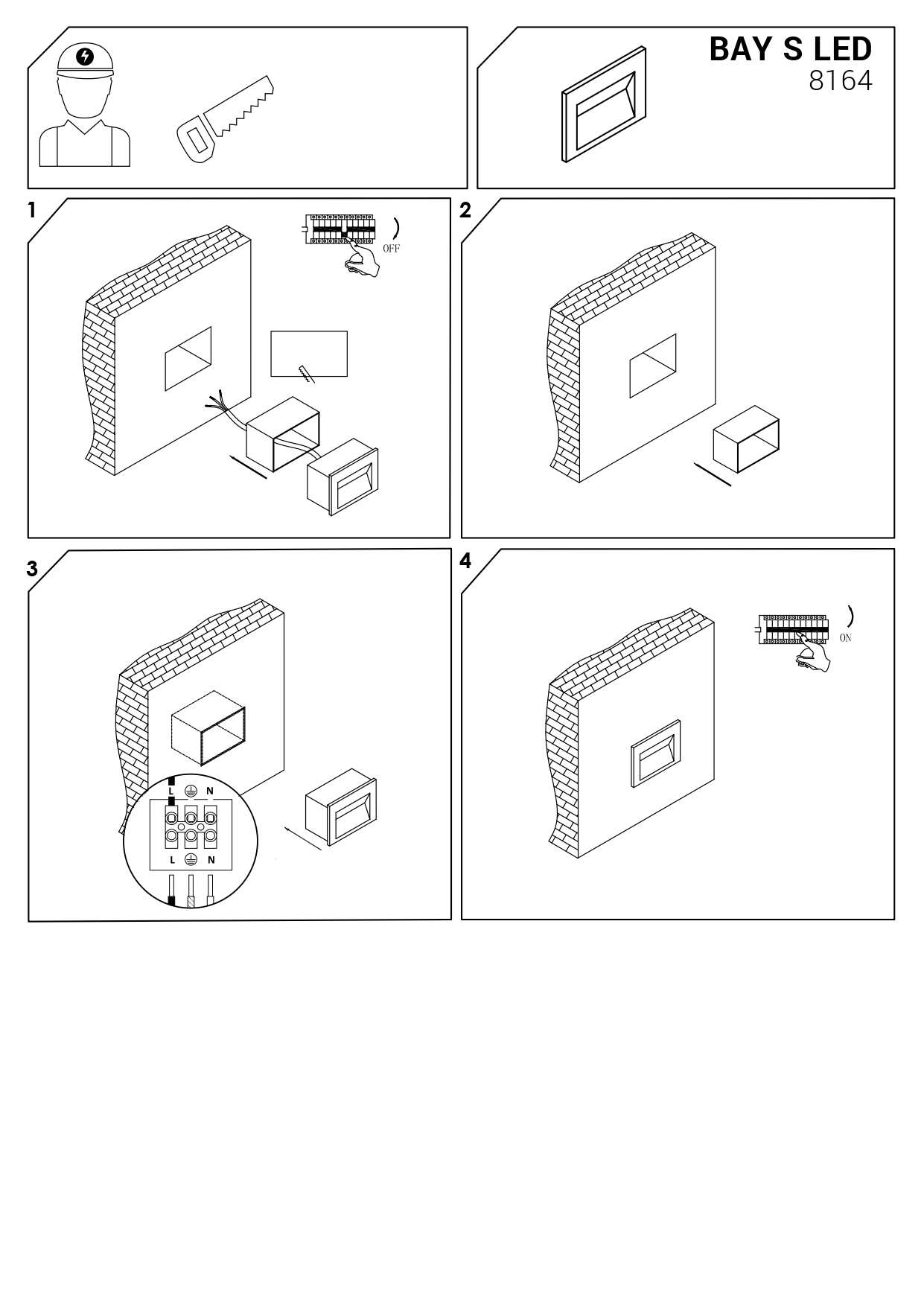 Уличный светильник Nowodvorski 8164 BAY LED купити