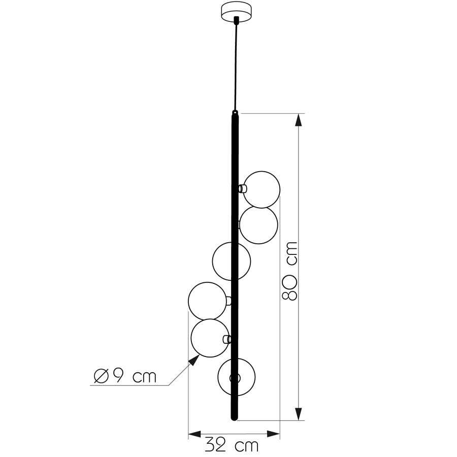 Люстра Imperium Light 645680.05.01 Spear купити