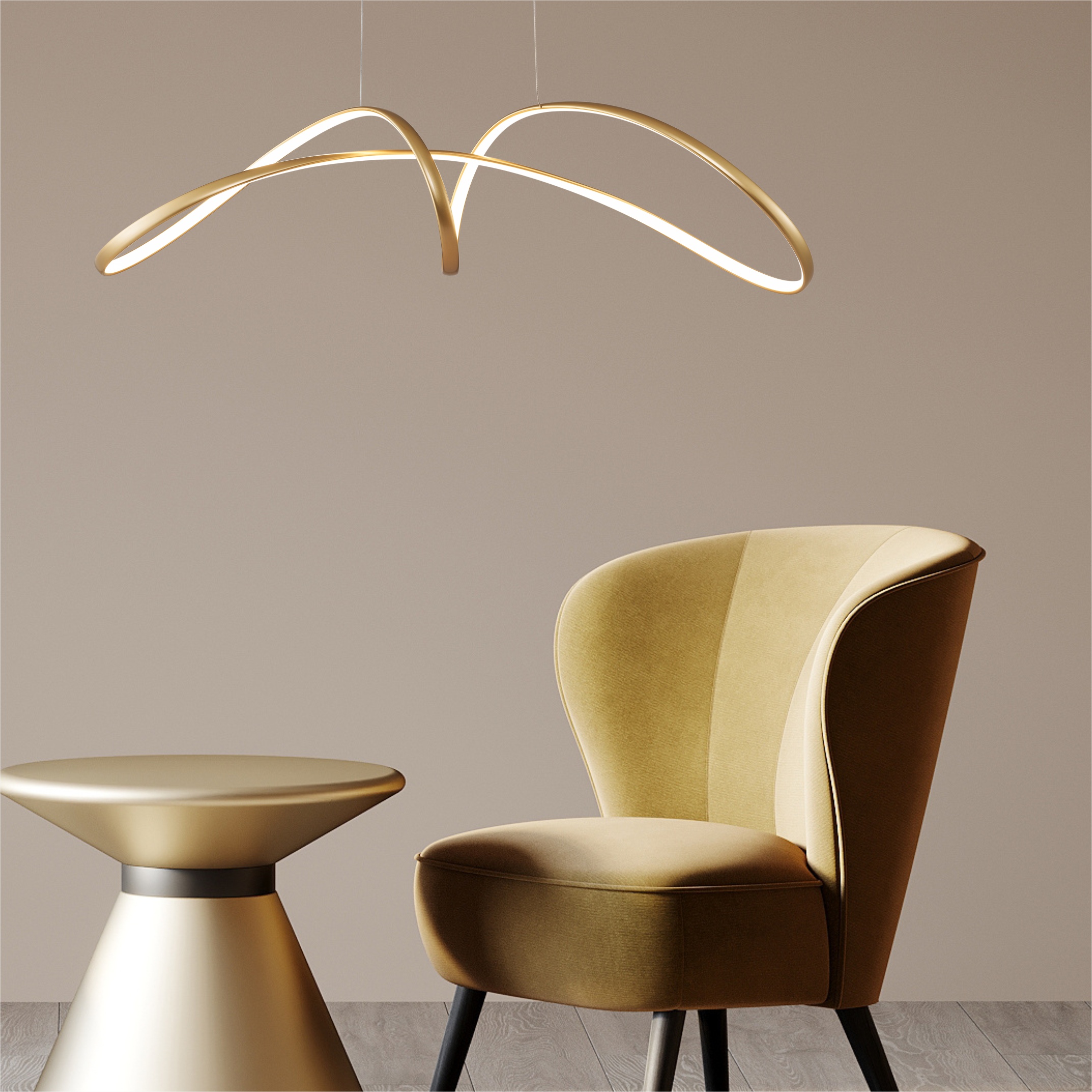 Підвісний світильник Zuma Line 20026P-GD FERMI (59931) купити