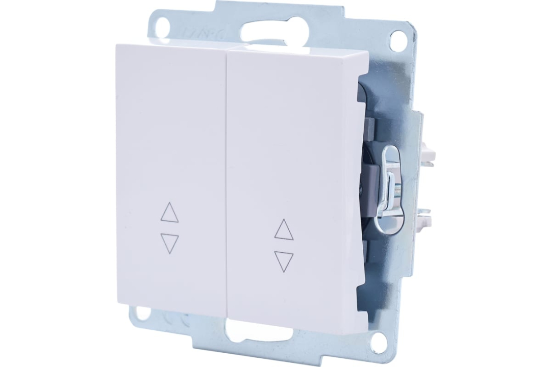 Вимикач прохідний подвійний Lezard VESNA Білий (742-0288-106) купити