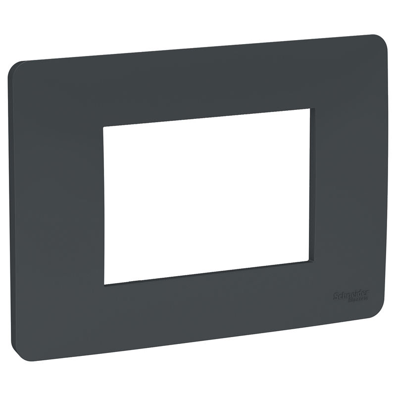 Рамка 3-модульная, UNICA MODULAR, NU210354, антрацит купити