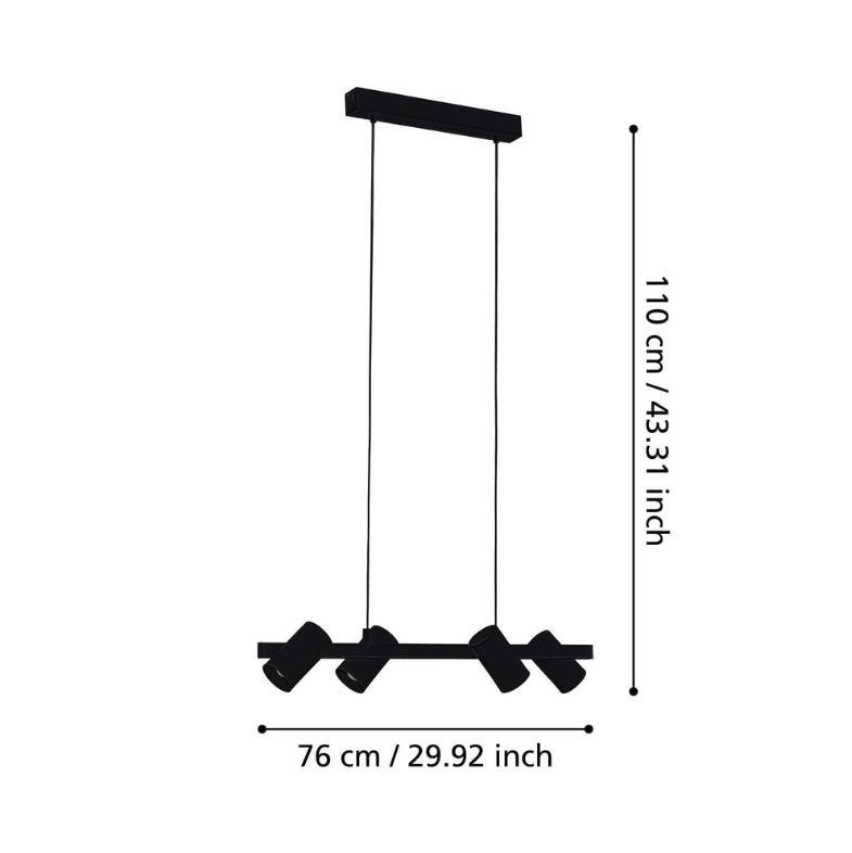 Підвісний світильник Eglo 99463 Gatuela (37336) купити