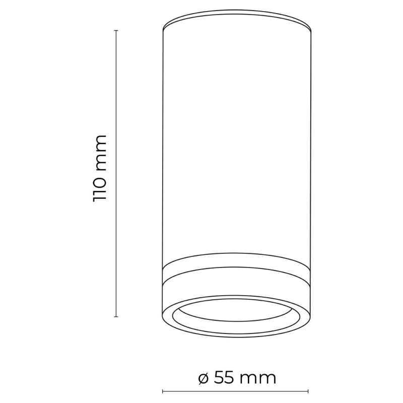 Точковий світильник TK Lighting 6919 JET WHITE EYE (30537) купити