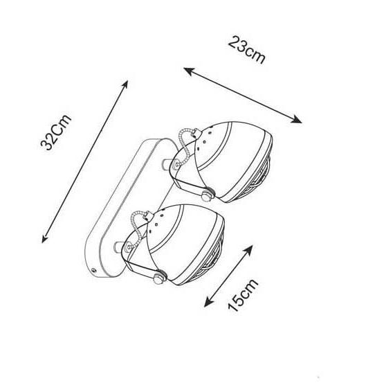 Спот Zuma Line G917006-2B Balve купити