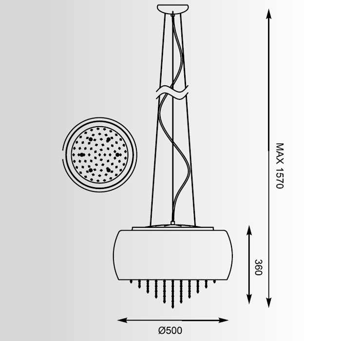 Люстра Zuma Line P0076-06K-F4GQ VISTA купити
