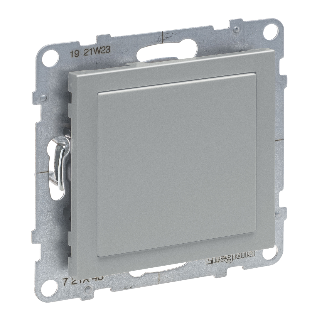 Заглушка з адаптером MOSAIC Legrand SUNO 721343 алюміній купити