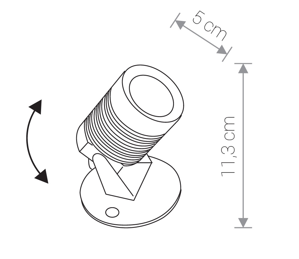 Уличный светильник Nowodvorski 9101 Spike LED купити