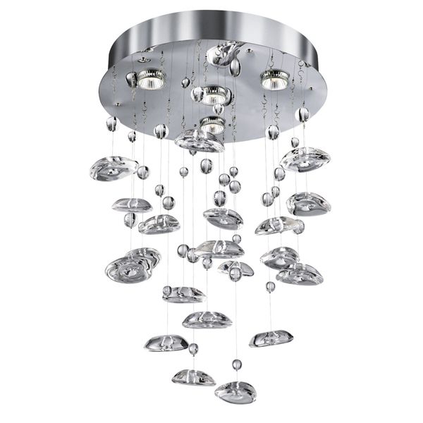 Люстра Searchlight 8354-4CC PEBBLES купити