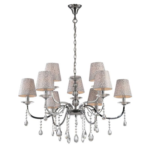 Люстра Ideal Lux PANTHEON SP9 CROMO купити
