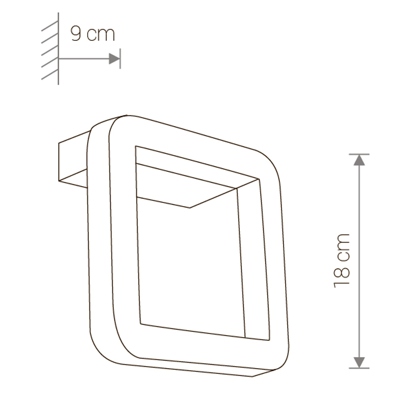 Уличный светильник Nowodvorski 9121 Thika LED купити