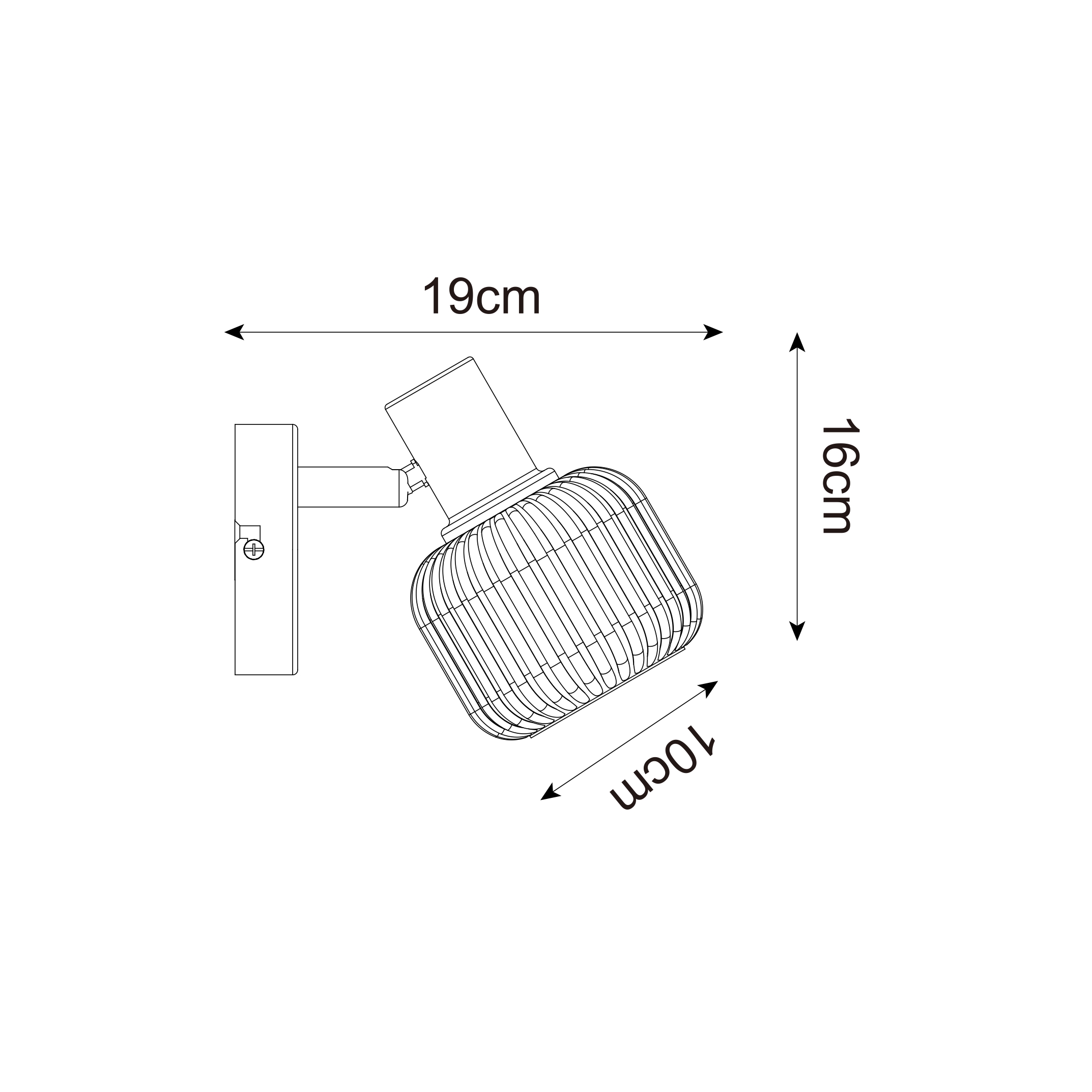 Спот Zuma Line R5021009A-1R STEM купити