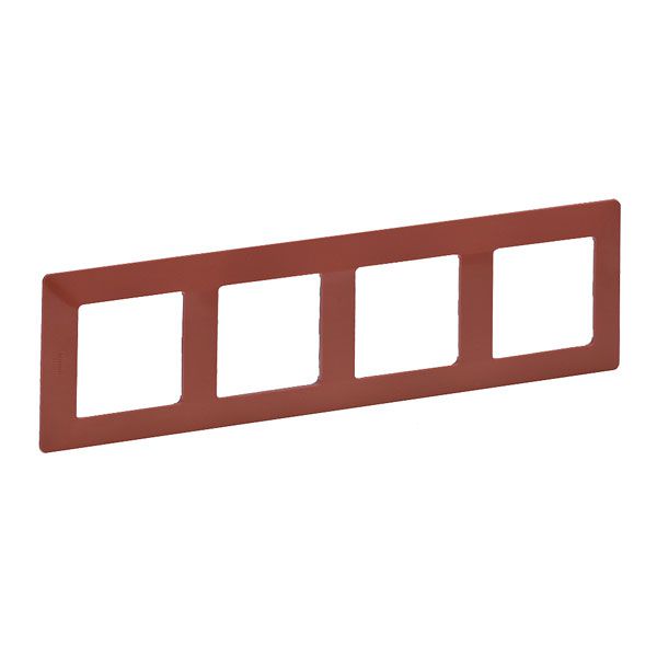 Рамка 4 поста, терракота, Valena LIFE (754074) купити