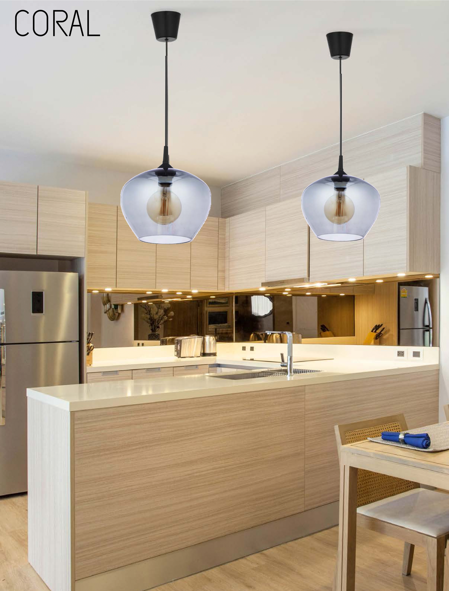 Подвесной светильник TK LIGHTING 4018 CORAL купити