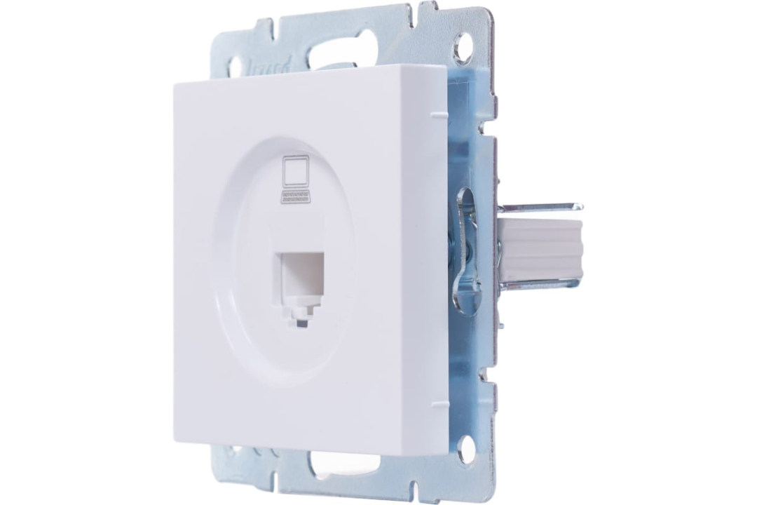 Розетка комп'ютерна Lezard VESNA Білий (742-0288-139) купити