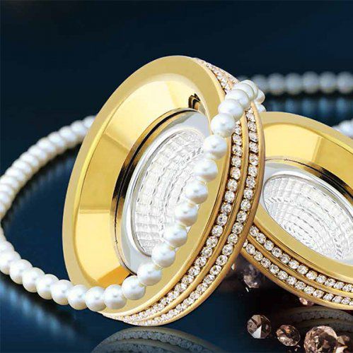 Точковий світильник Azzardo AZ1459 Eva Round NC1519R GO купити