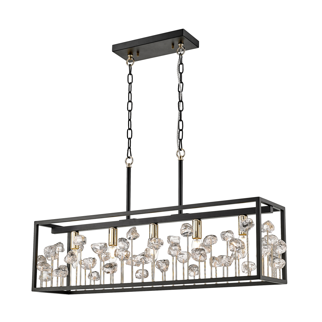 Подвесной светильник Zuma Line P0541-05B-SDAC CAROLINE купити