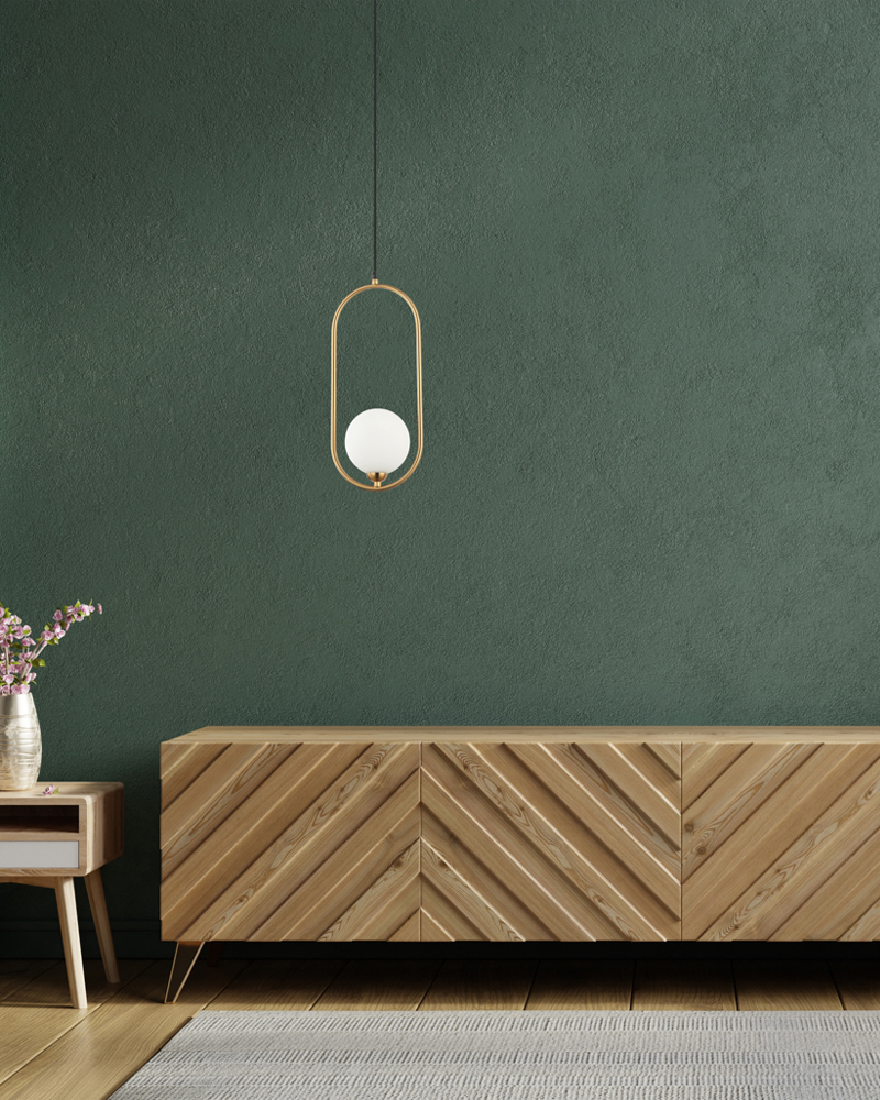 Підвісний світильник ITALUX PND-3965-1-BRO Lupus купити