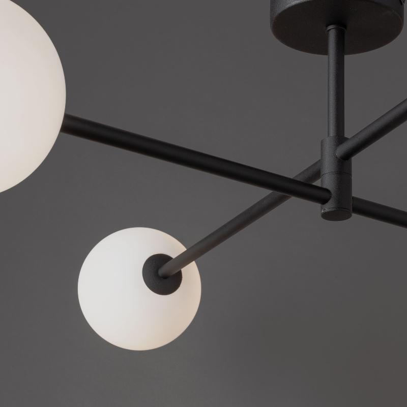 Люстра TK Lighting 4735 SARIUS BLACK купити