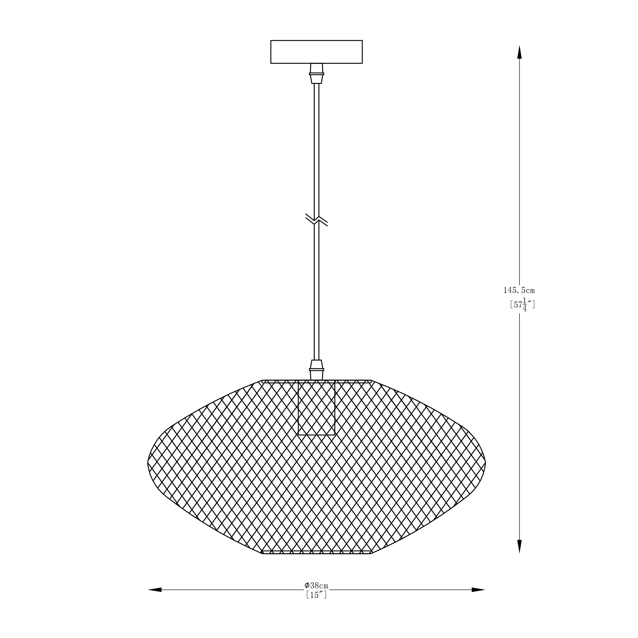 Підвісний світильник Zuma Line A8032-BK ORION купити