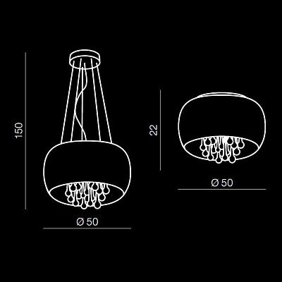 Люстра Azzardo AZ1646 Buzz купити