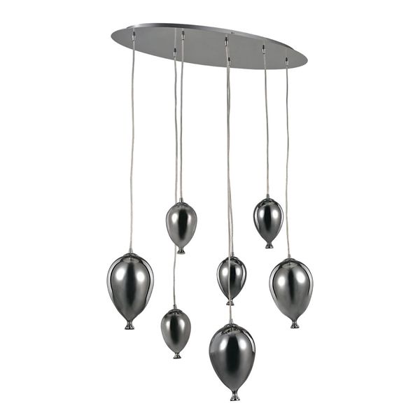 Люстра Ideal Lux CLOWN SP7 CROMO купити