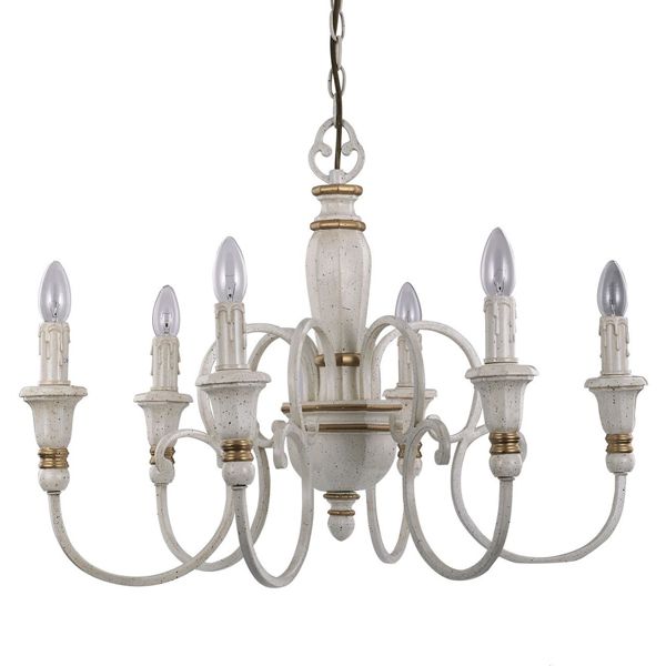 Люстра Ideal Lux PALIO SP6 BIANCO купити