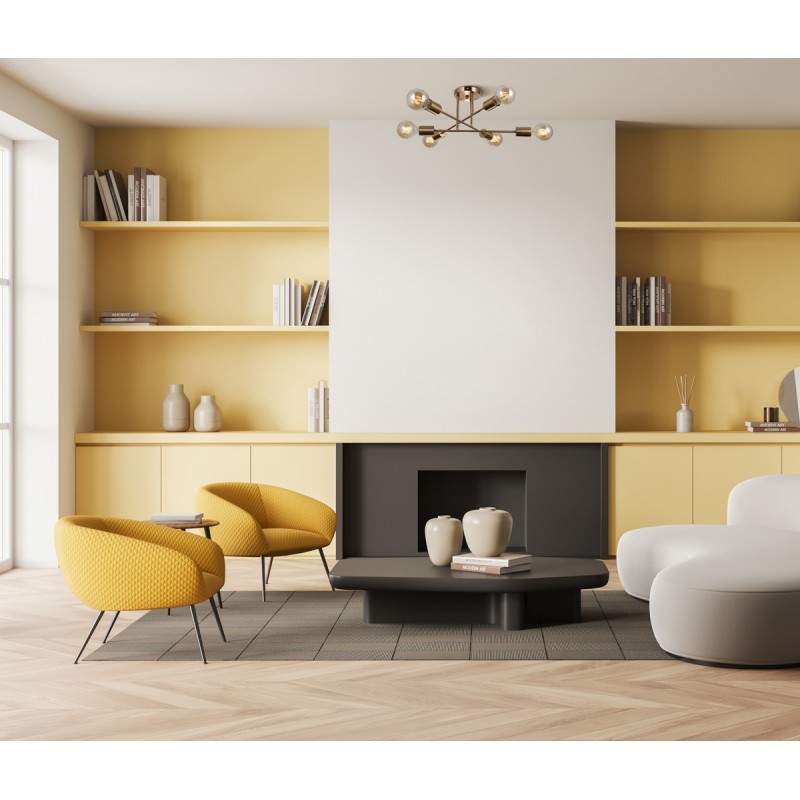 Люстра потолочна ITALUX PND-4052-6-HBR Formio купити