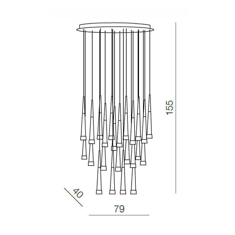Люстра Azzardo AZ0935 Brina 24 купити