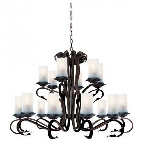 Люстра Searchlight 7918-18BR Scroll купити