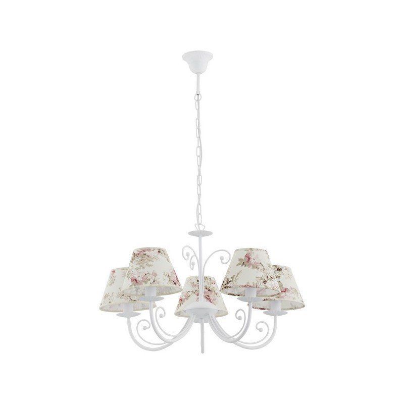 Люстра TK Lighting 374 ROSA WHITE купити