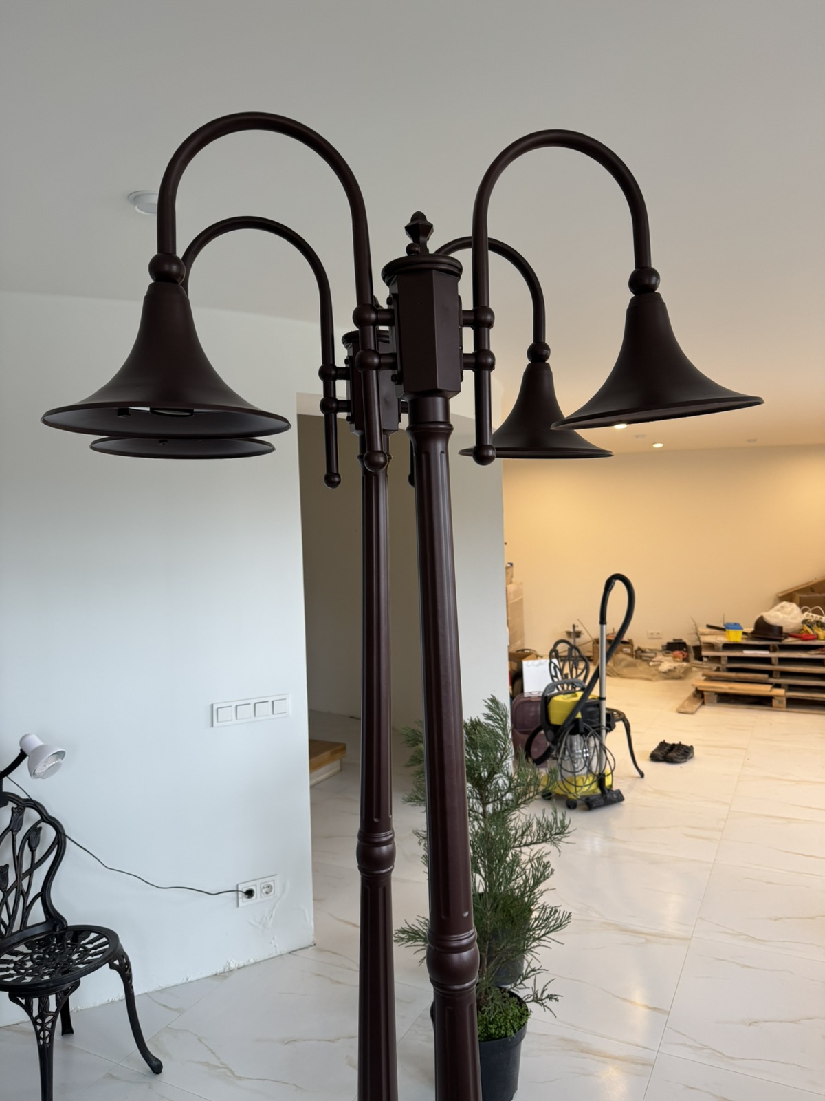 Вуличний світильник Ideal Lux 246840 Cima PT2 Coffee (12414) купити