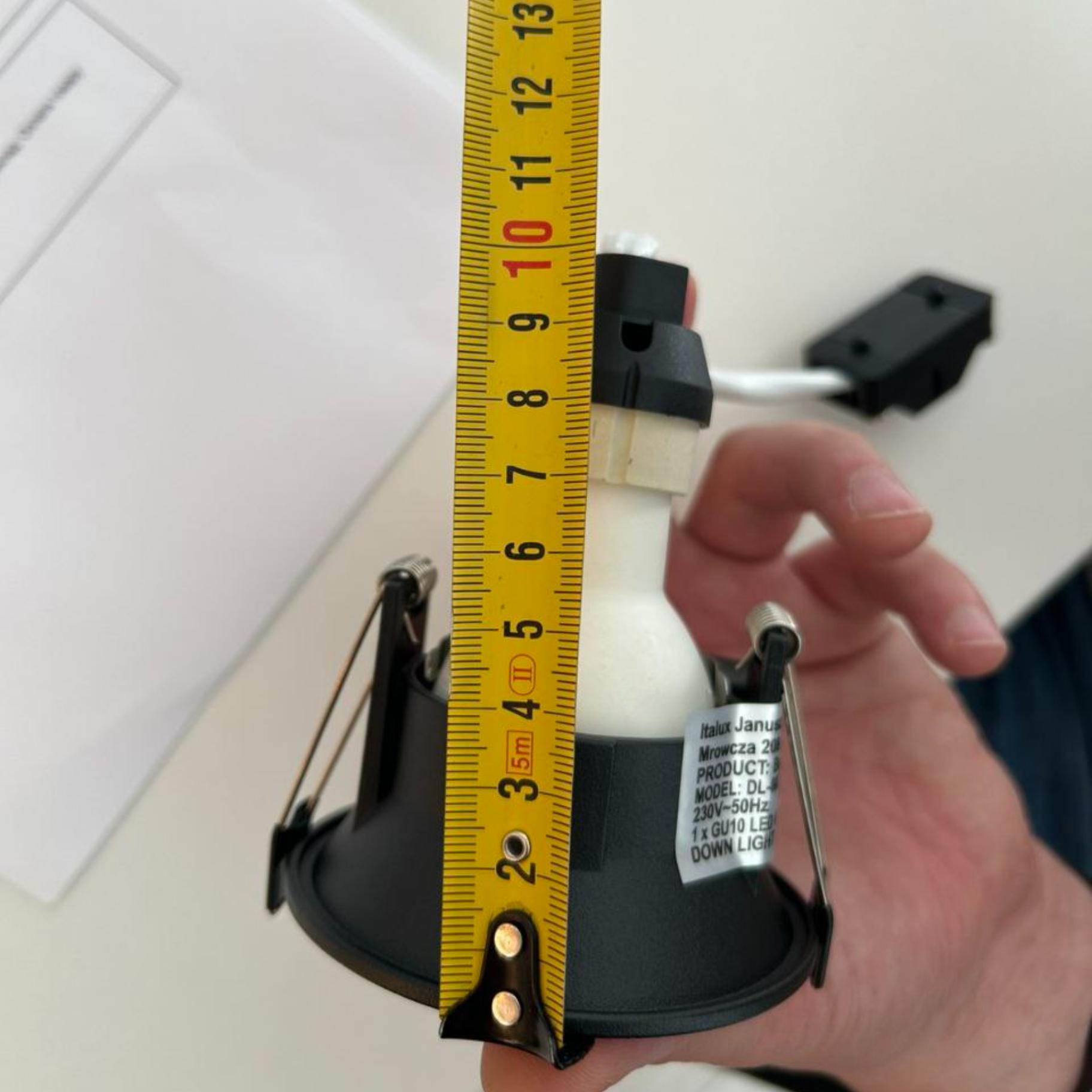 Точковий світильник ITALUX DL-60327C-BK Barto купити